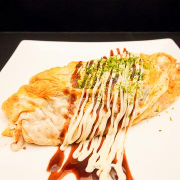 とん平焼き Fried Pork Omelette