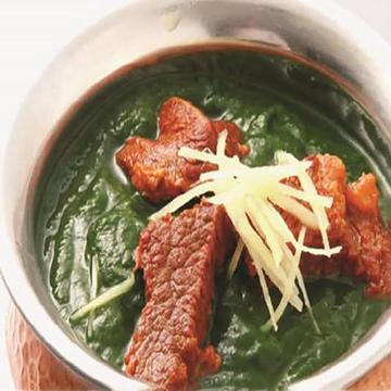 サグマトンカレー Sag Mutton Curry