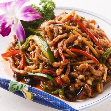 青椒肉絲定食