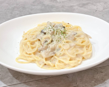 きのこクリームパスタ