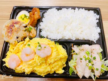 エビと玉子炒め定食
