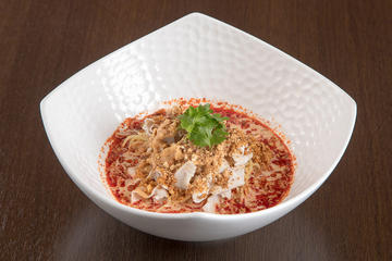 辛くてしびれる冷しゃぶ担々麺