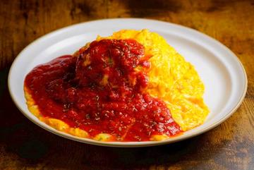 トマトオムライス Tomato sauce Omelet rice