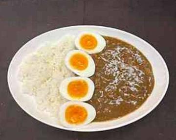 ゆで玉子カレー(ダブル)
