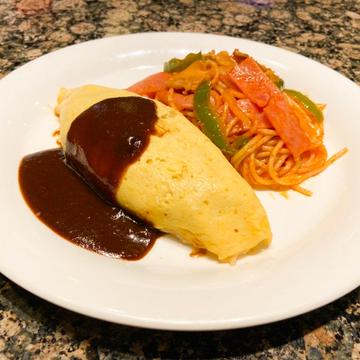 【menu限定】オムライス＆スパゲティ