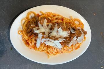 スパゲッティの猪肉のラグー
