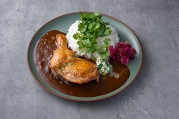 骨付きチキンカレー パクチーSP ～パクチー × パクチーレモンバターの香りの共演～