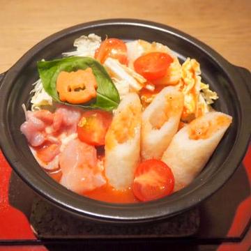 イタリアンきりたんぽ鍋+ライス