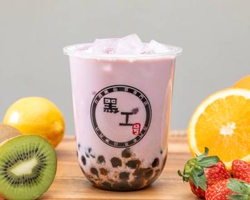 紫芋タピオカミルクティー Purple Yam in Tapioca Milk Tea