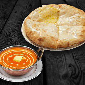 バターチキン＆チーズナンセットButter chicken ＆ Cheese Naan Set