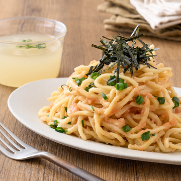 【セット】スープと明太子生パスタ Mentaiko Fresh Pasta with Soup