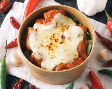 ゴゴノとろ~りチーズタッカルビ丼 Melted Cheese Dak-Galbi Rice Bowl