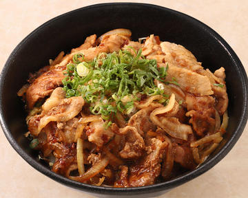 生姜焼き丼男盛(肉1.5倍・ご飯特盛)