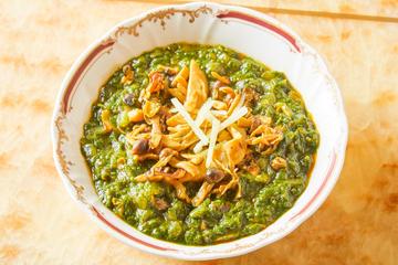 きのこ パラクカレー Mushroom Palak Curry (Vegan)