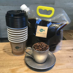 ネルドリップコーヒーポーチ ホット 1500ml カップ付き(8杯分)『Medicareシーズナルブレンド』中深煎り
