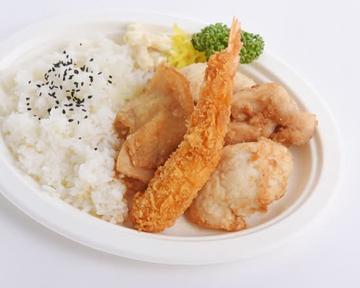 からあげ&エビフライ弁当