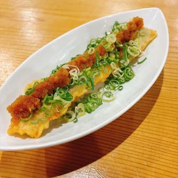 穴子一本天ぷら葱まみれ【おろし・ポン酢】