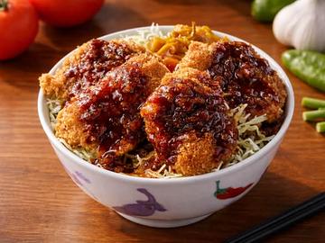福井風 ヒレ肉ソースカツ丼 Fukui-Style Sauce Fillet Cutlet Rice Bowl