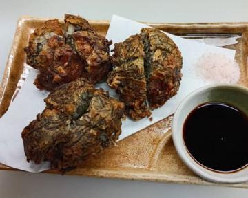 もずくの天ぷら Mozuku Tempura