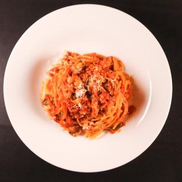 アマトリチャーナスパゲッティ