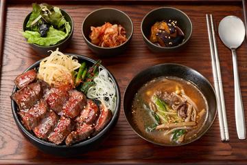 韓国コチュジャンハラミステーキ丼定食(100g) Gochujang Harami Steak Korean Bowl Set Meal