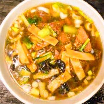 レバー入りラーメン
