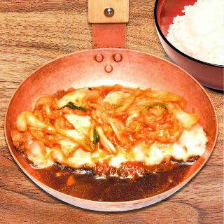 キムチチーズかつ丼