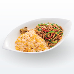 炒飯プレート(チンジャオ＆玉子炒飯)