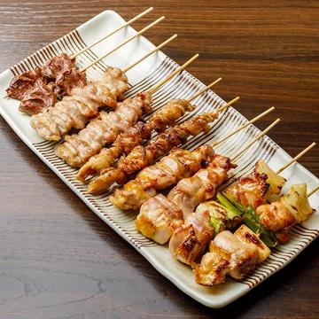 焼き鳥10種盛り合わせ