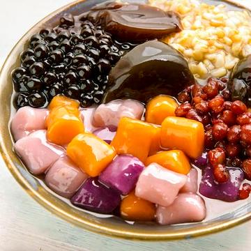 芋園3号(芋園+仙草ゼリー+タピオカ+ナタデココ)
