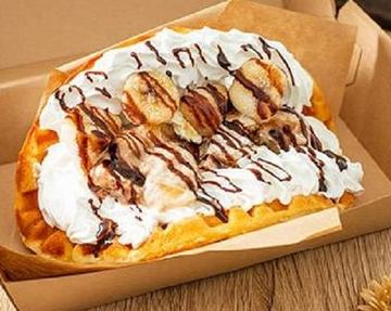 韓国ワッフル チョコバナナワッフル
