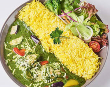 カレープレート(野菜) Curry plate (veg)