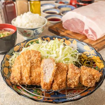 ロースカツ定食 松320g
