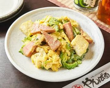 ゴーヤーちゃんぷるー Stir-Fried Bitter Gourd