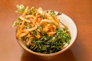かきあげぶっかけうどん(冷やし)