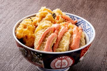 合盛り明太マヨ天丼(鶏2個豚4枚)