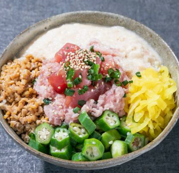 2種のメインの特製ネバトロ丼【NB2M】