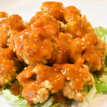 イタリアン風トマトソース唐揚げ