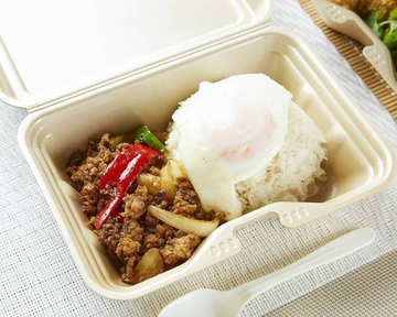 牛肉のガパオ炒めご飯