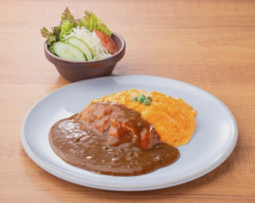 熟成カレーオムライス