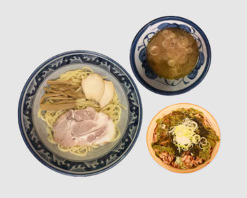 鶏つけ麺 ミニチャーシュー丼セット