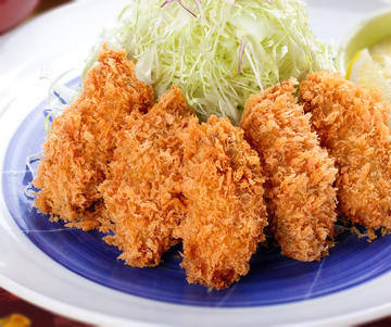 カキフライ定食 Oyster Tempura Set Meal
