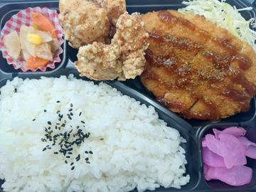 柚子香るおろしトンカツ＆唐揚げ弁当
