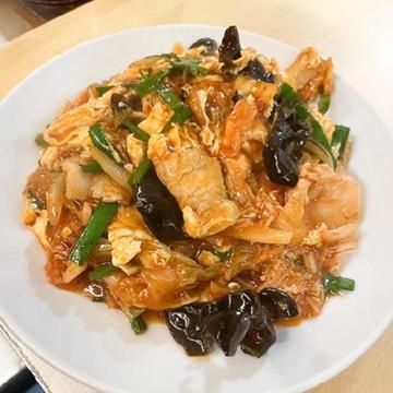 キムチと豚肉