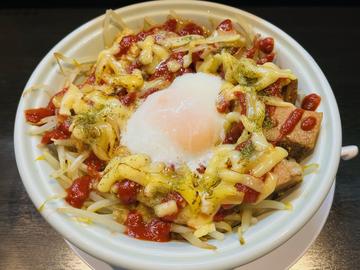 【M-1を観ながら！】 ピザ二郎系まぜそば肉4個