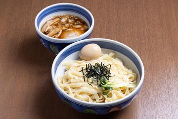 味玉極太平打ちつけ麺(醤油)