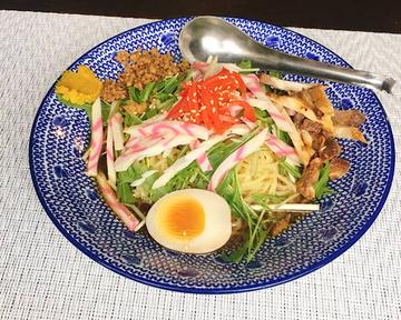 ☆正油だれ冷やし中華chilled Chinese noodles 