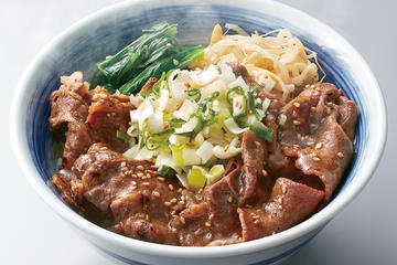 肉！牛タン塩ニンニク焼き丼