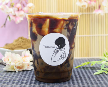 黒糖ほうじ茶タピオカわらび餅ラテ Brown Sugar Hoji Tea Tapioca Warabi Mochi Latte