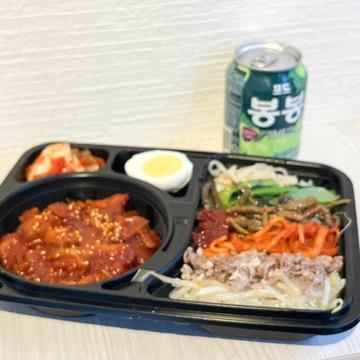 ダッカルビとビビンバ弁当